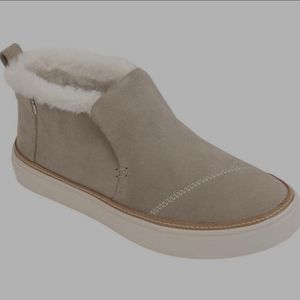 Tom's Cobblestone Paxton Slip On Suede Shoes